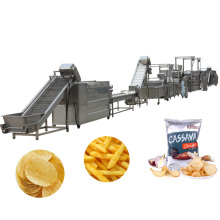 Línea de procesamiento de chips de patatas fritas de 100 kg/h